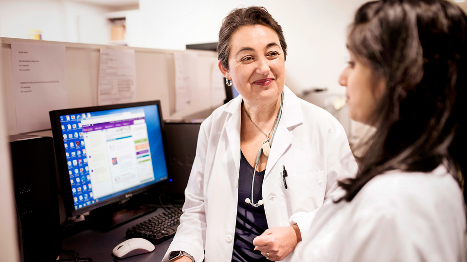 Comprehensive Epilepsy Center Physician with Colleague