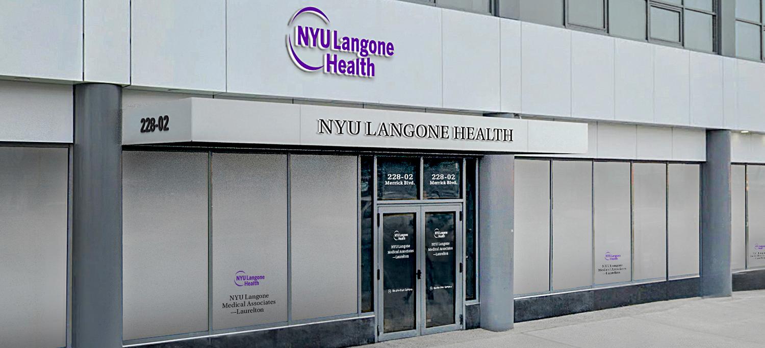 Exterior of NYU Langone Medical Associates—Laurelton, at 228-02 Merrick Boulevard