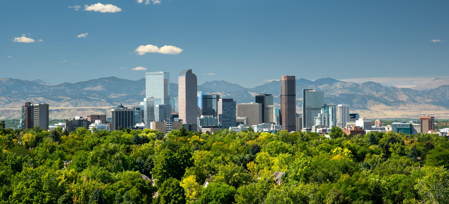 View of Denver skyline